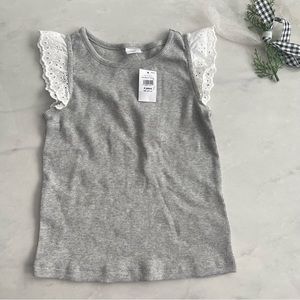 Gap tank top with sleeve detail size 4T NWT